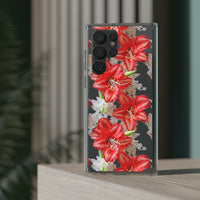 Thumbnail for *Clear Case* Enchanting Amaryllis - Samsung Galaxy S22, Samsung Galaxy S22 Plus, Samsung Galaxy S22 Ultra - Supports Wireless Charging