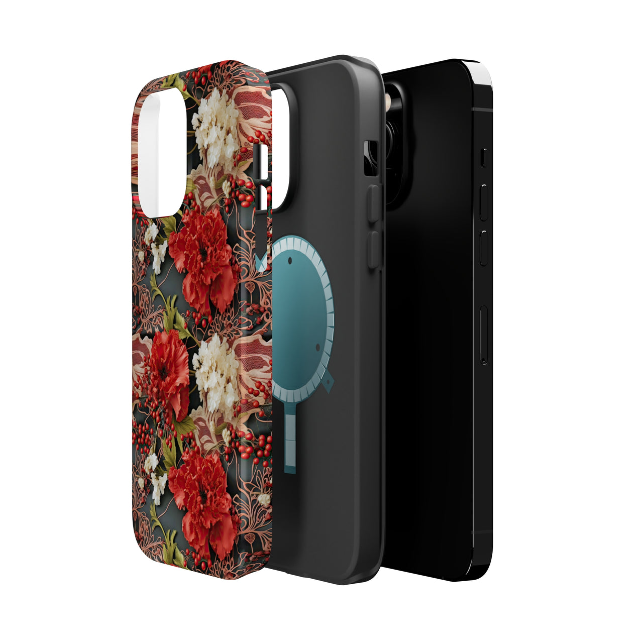 Carnation for January Birthday - MagSafe Tough Case for iPhone 14, iPhone 14 Pro, iPhone 14 Plus, and iPhone 14 Pro Max