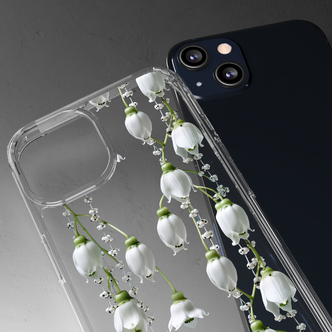 *Clear Case* Canterbury Bells - iPhone 13, iPhone 13 Mini, iPhone 13 Pro, iPhone 13 Pro Max - Supports Wireless Charging