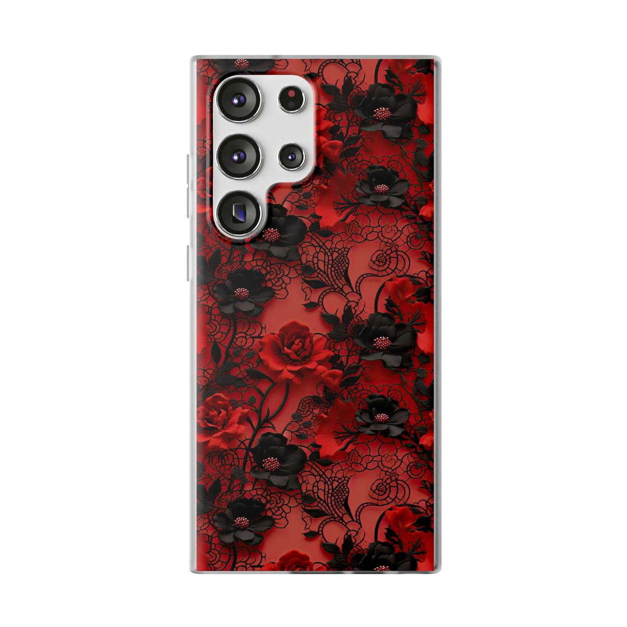 Gothic Rose - Flexi Cases for Samsung Galaxy S23, Samsung Galaxy S23 Plus, and Samsung Galaxy S23 Ultra