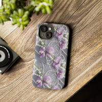 Thumbnail for Purple Sweet Pea Tough Case for iPhone 15, iPhone 15 Pro, iPhone 15 Plus, and iPhone 15 Pro Max