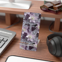 Thumbnail for Pink Clematis, Pearls, and Lace Mobile Display Stand for Smartphones