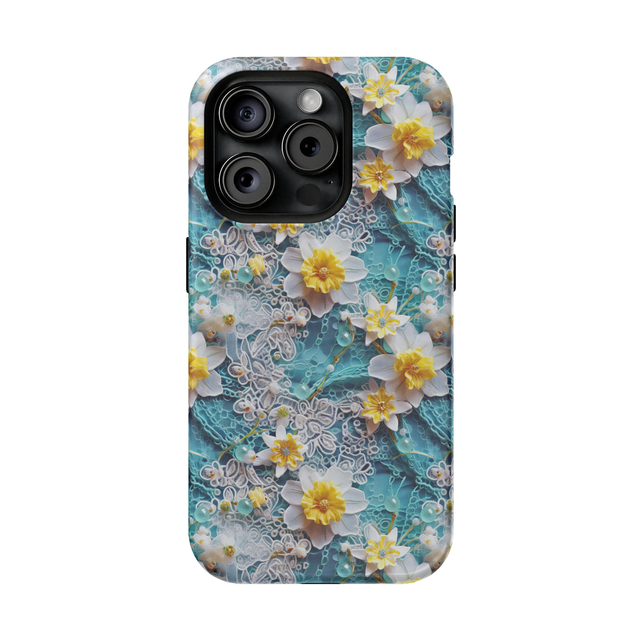 Daffodil for March Birthday - MagSafe Tough Case for iPhone 15, iPhone 15 Pro, iPhone 15 Plus, & iPhone 15 Pro Max