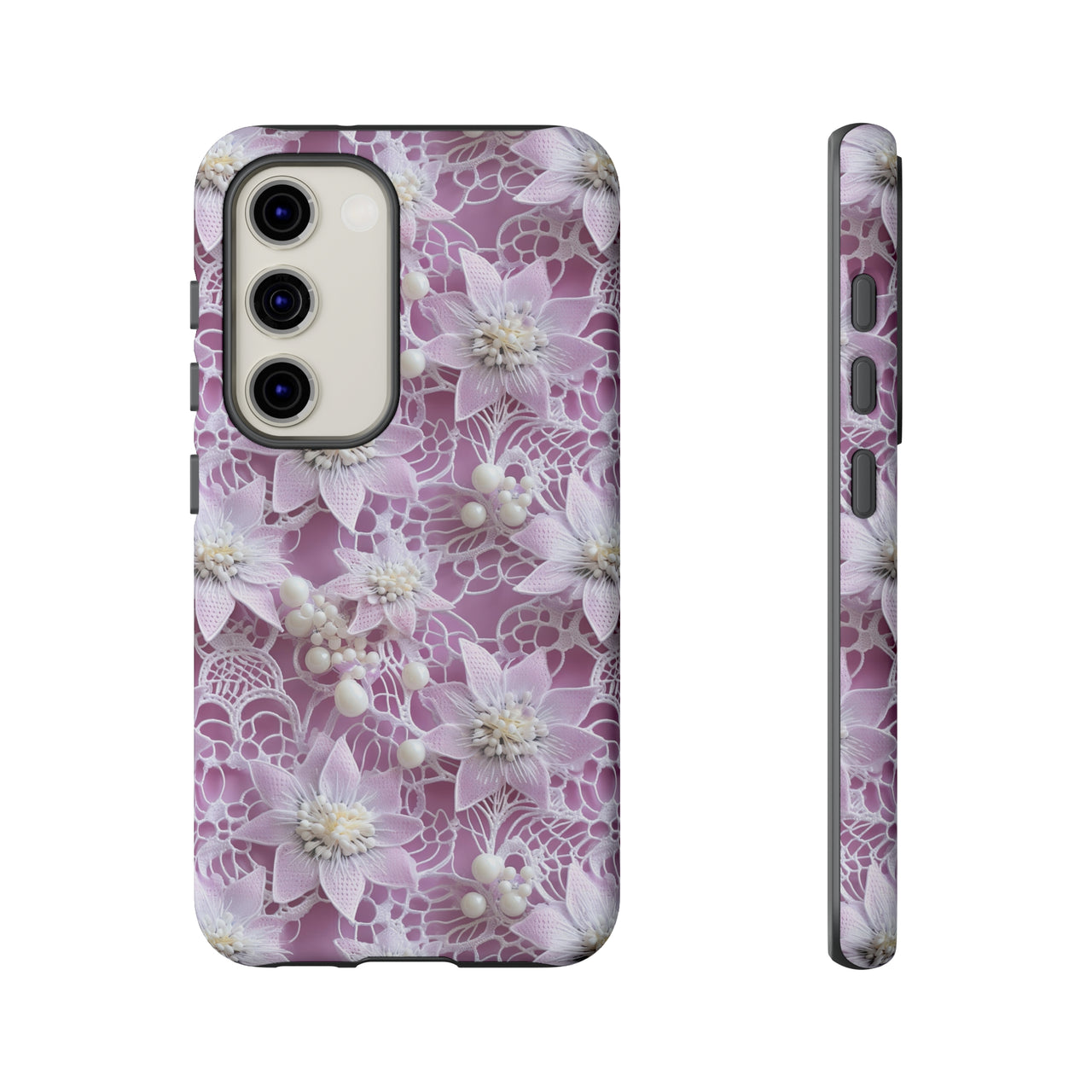 Coquette Clematis Tough Cases for Samsung Galaxy S23, Samsung Galaxy S23 Plus, and Samsung Galaxy S23 Ultra