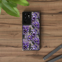 Thumbnail for *Clear Case* Violet Meadow - Samsung Galaxy S21, Samsung Galaxy S21 Plus, Samsung Galaxy S21 Ultra - Supports Wireless Charging