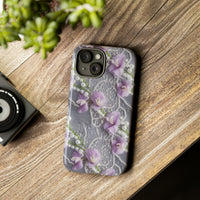 Thumbnail for Purple Sweet Pea Tough Case for iPhone 15, iPhone 15 Pro, iPhone 15 Plus, and iPhone 15 Pro Max