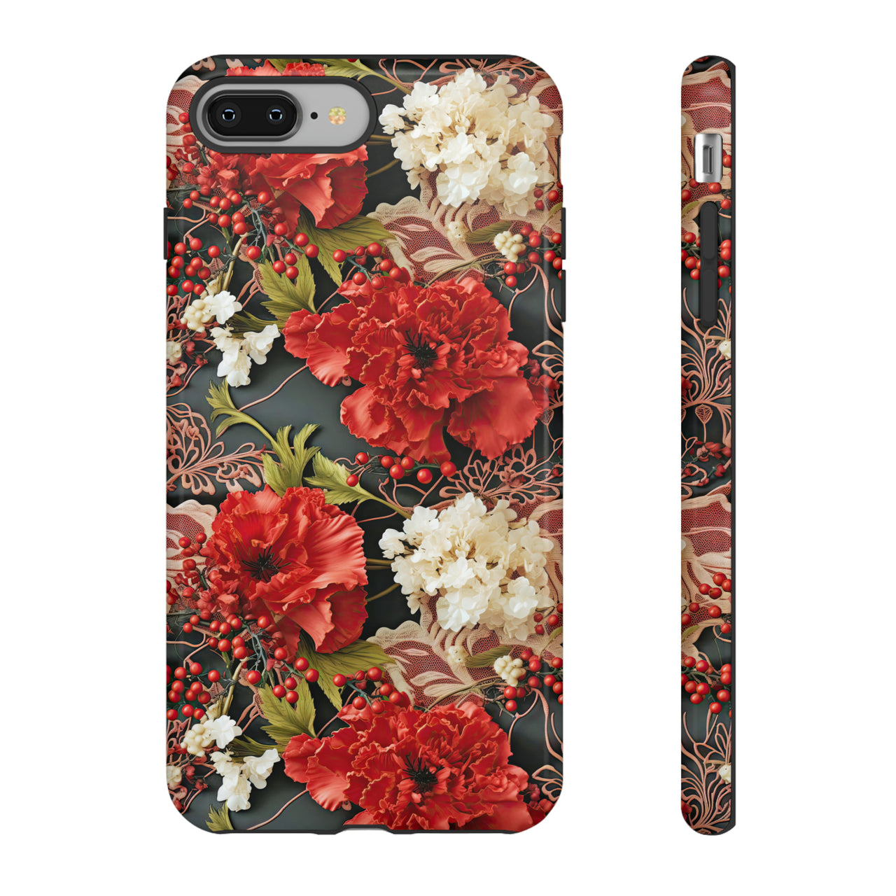 Carnation for January Birthday - Tough Cases for iPhone 8 and iPhone 8 Plus