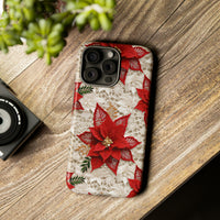 Thumbnail for Christmas Poinsettia Tough Case for iPhone 15, iPhone 15 Pro, iPhone 15 Plus, and iPhone 15 Pro Max