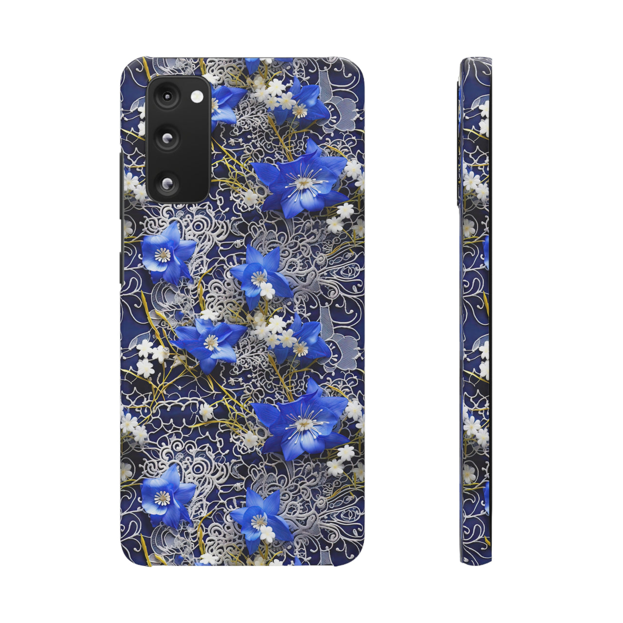 Cerulean Elegance - Snap Case for Samsung Galaxy S20, Samsung Galaxy S20+, Samsung Galaxy S20 Ultra, & Samsung Galaxy S20 FE