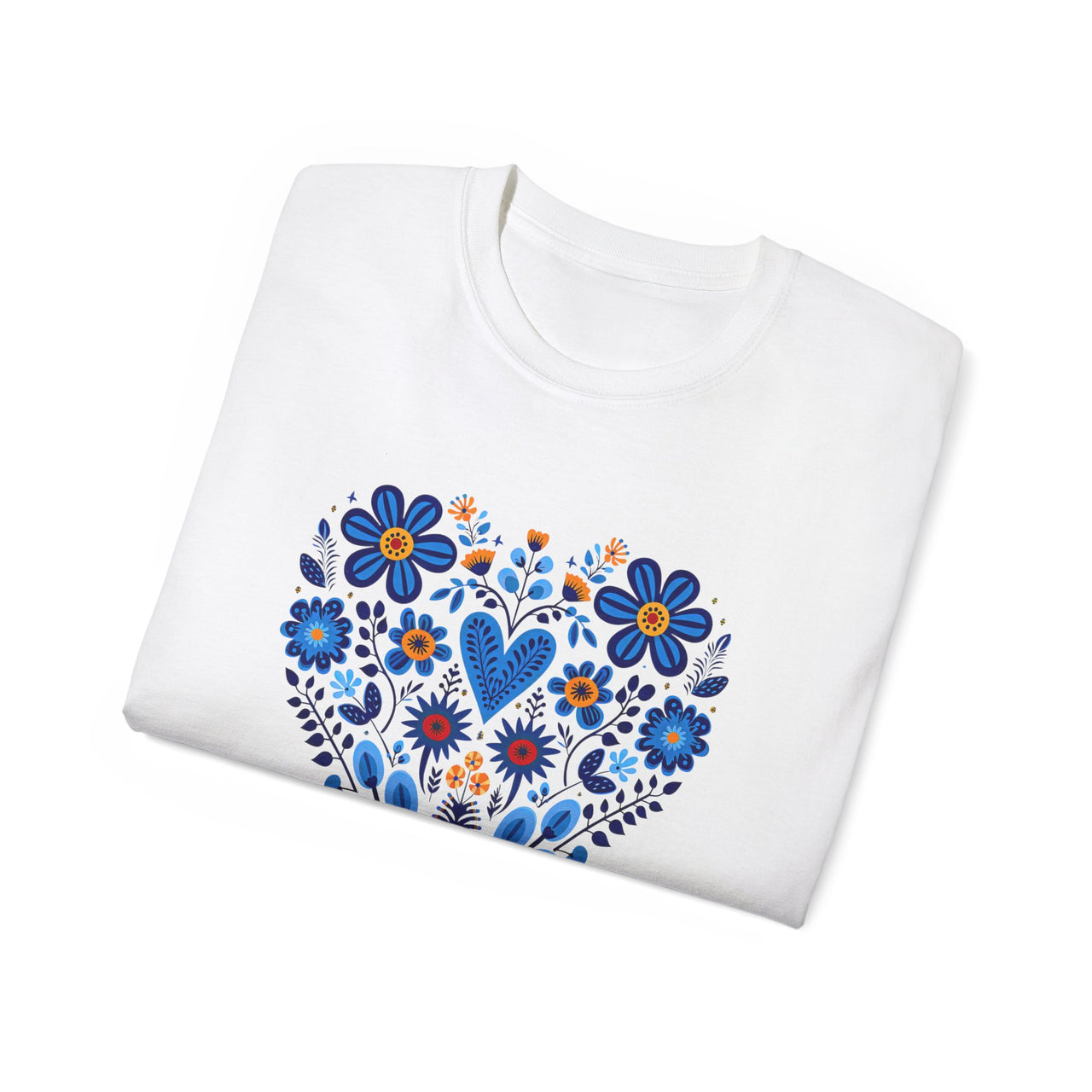 Flower Heart Unisex Ultra Cotton Tee