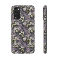 Thumbnail for White Flowers on a Purple Bed - Snap Case for Samsung Galaxy S20, Samsung Galaxy S20+, Samsung Galaxy S20 Ultra, & Samsung Galaxy S20 FE