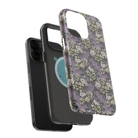 Thumbnail for White Flowers on a Purple Bed - MagSafe Tough Case for iPhone 15, iPhone 15 Pro, iPhone 15 Plus, & iPhone 15 Pro Max