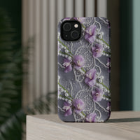 Thumbnail for Purple Sweet Pea MagSafe Tough Cases for iPhone 14, iPhone 14 Pro, iPhone 14 Plus, and iPhone 14 Pro Max