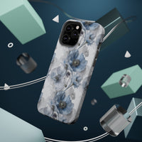 Thumbnail for Himalayan Blue Poppy MagSafe Tough Cases for iPhone 13, iPhone 13 Mini, iPhone 13 Pro, and iPhone 13 Pro Max.