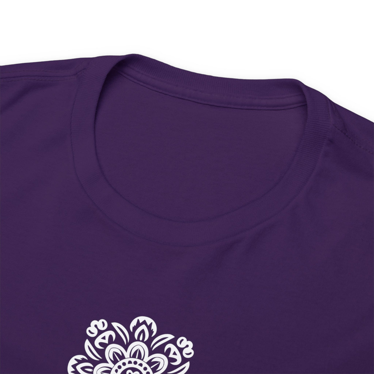 Front and Back Flower Design - Unisex Heavy Cotton Tee