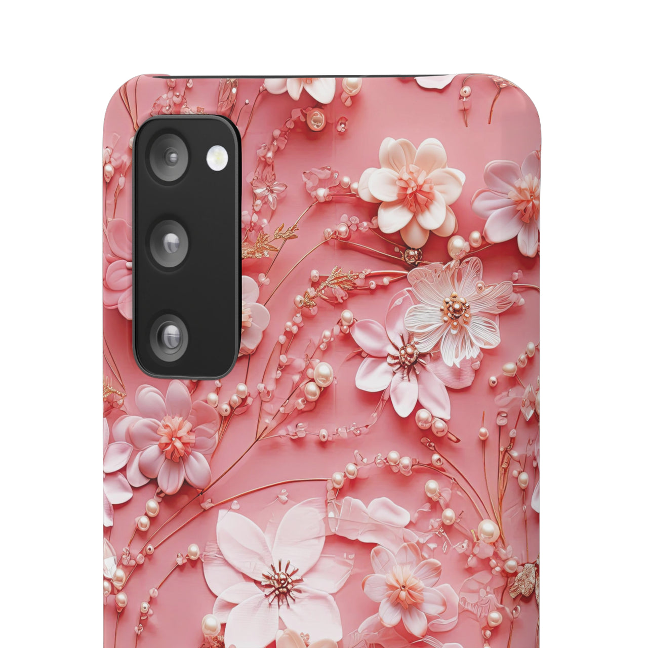 Floral Champagne Toast - Snap Case for Samsung Galaxy S20, Samsung Galaxy S20+, Samsung Galaxy S20 Ultra, & Samsung Galaxy S20 FE