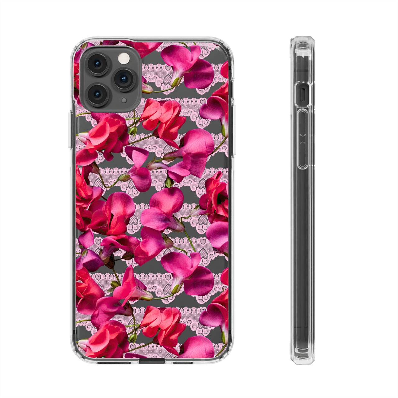 *Clear Case* The Sweetest Pea - iPhone 11, iPhone 11 Pro, iPhone 11 Pro Max - Supports Wireless Charging