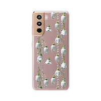 Thumbnail for *Clear Case* Canterbury Bells - Samsung Galaxy S21, Samsung Galaxy S21 Plus, Samsung Galaxy S21 Ultra - Supports Wireless Charging