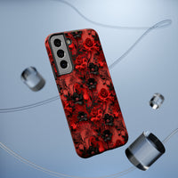 Thumbnail for Gothic Rose Impact-Resistant Cases for Samsung Galaxy S22, Samsung Galaxy S22 Plus, and Samsung Galaxy S22 Ultra. Supports Wireless Charging.