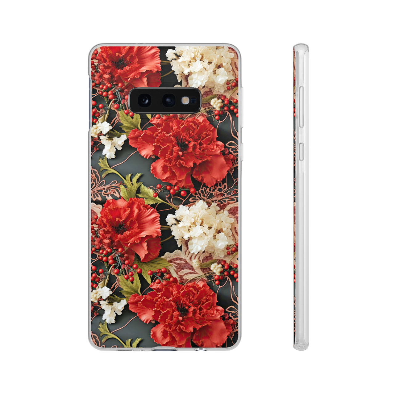 Carnation for January Birthday - Flexi Cases for Samsung Galaxy S10, Samsung Galaxy S10E, & Samsung Galaxy S10 Plus