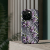 Thumbnail for Purple Sweet Pea MagSafe Tough Cases for iPhone 14, iPhone 14 Pro, iPhone 14 Plus, and iPhone 14 Pro Max