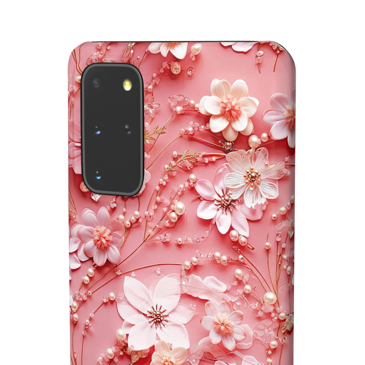 Floral Champagne Toast - Snap Case for Samsung Galaxy S20, Samsung Galaxy S20+, Samsung Galaxy S20 Ultra, & Samsung Galaxy S20 FE