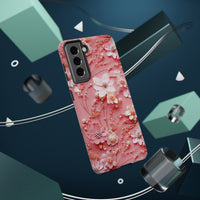 Thumbnail for Floral Champagne Toast Impact-Resistant Case for Samsung Galaxy S21, Samsung Galaxy S21 Plus, and Samsung Galaxy S21 Ultra. Supports Wireless Charging.