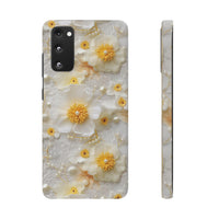 Thumbnail for Yellow and White Floral - Snap Case for Samsung Galaxy S20, Samsung Galaxy S20+, Samsung Galaxy S20 Ultra, & Samsung Galaxy S20 FE