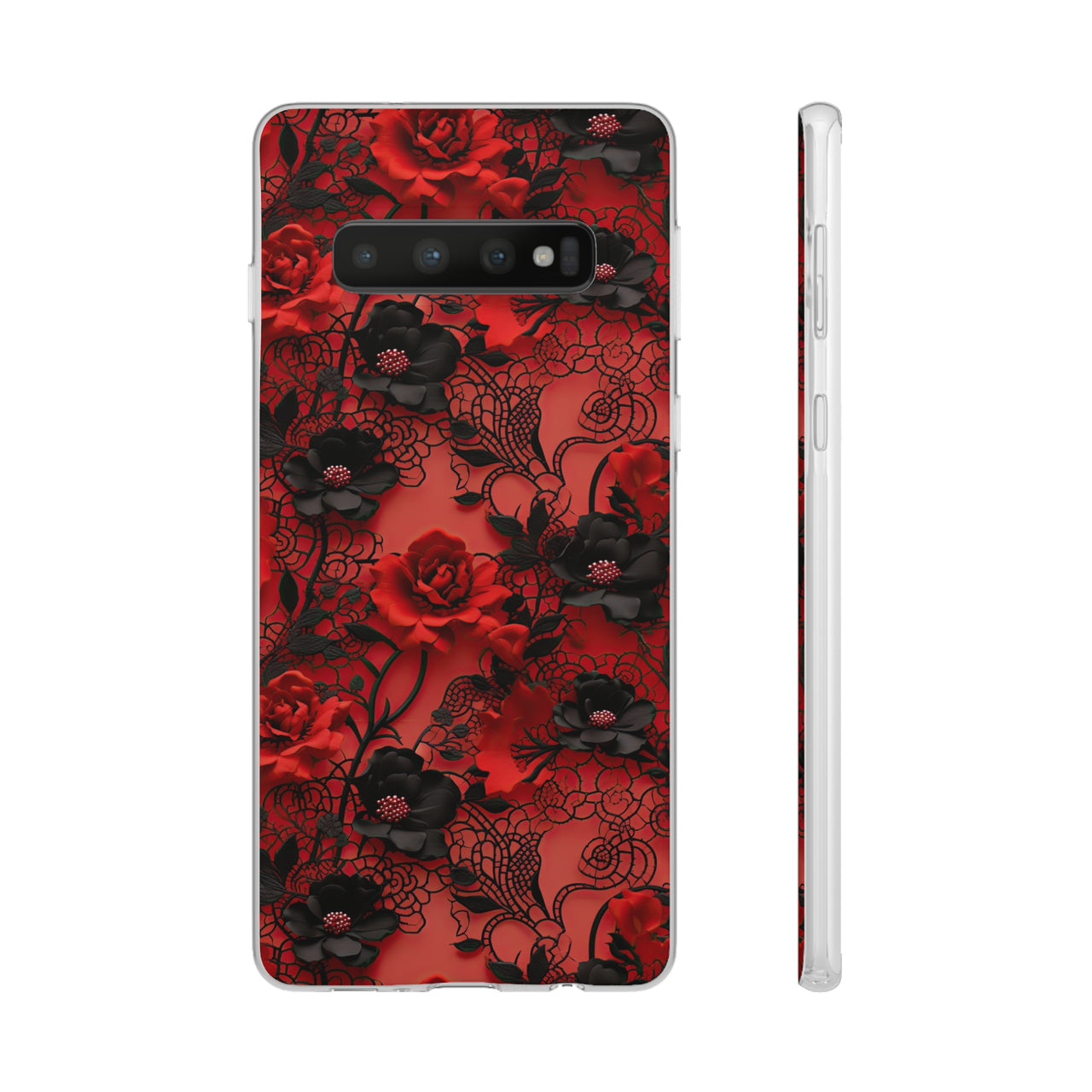 Gothic Rose - Flexi Cases for Samsung Galaxy S10, Samsung Galaxy S10E, & Samsung Galaxy S10 Plus