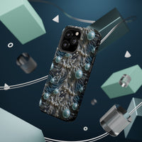 Thumbnail for Sea Foam Lace and Pearls MagSafe Tough Cases for iPhone 13, iPhone 13 Mini, iPhone 13 Pro, and iPhone 13 Pro Max.