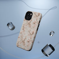 Thumbnail for White Lace and Cherry Blossoms MagSafe Tough Cases for iPhone 13, iPhone 13 Mini, iPhone 13 Pro, and iPhone 13 Pro Max.