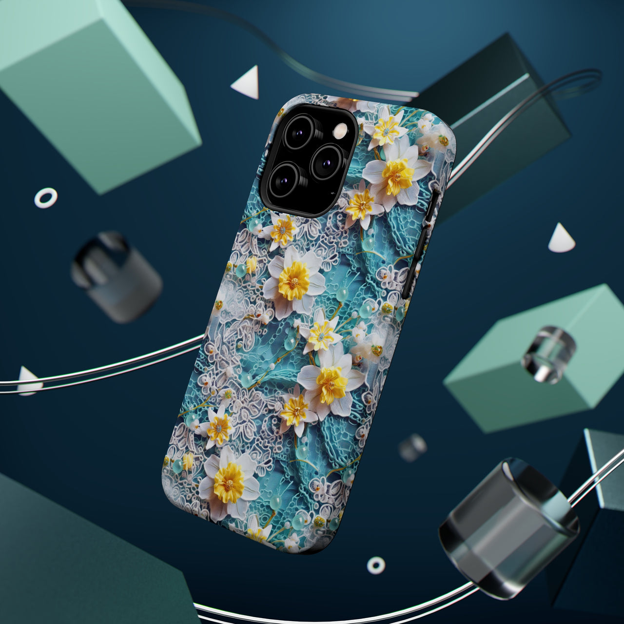 Daffodil for March Birthday - MagSafe Tough Case for iPhone 14, iPhone 14 Pro, iPhone 14 Plus, and iPhone 14 Pro Max