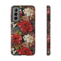 Thumbnail for Carnation for January Birthday - Impact-Resistant Case for Samsung Galaxy S21, Samsung Galaxy S21 Plus, and Samsung Galaxy S21 Ultra. Supports Wireless Charging.