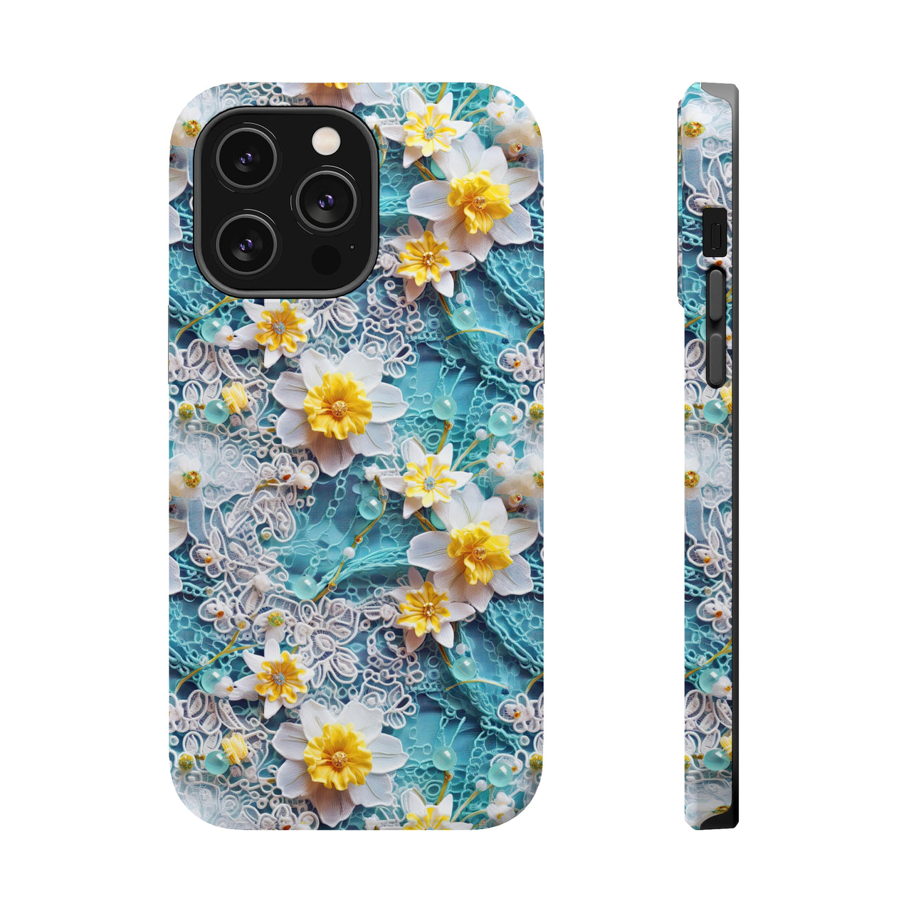 Daffodil for March Birthday - MagSafe Tough Case for iPhone 14, iPhone 14 Pro, iPhone 14 Plus, and iPhone 14 Pro Max