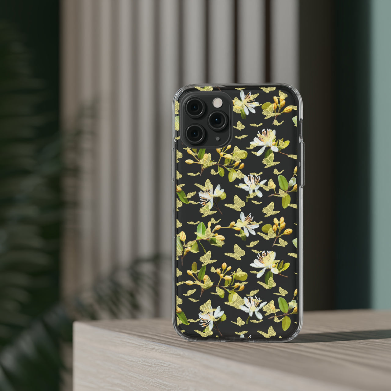 *Clear Case* Lace Butterfly - iPhone 11, iPhone 11 Pro, iPhone 11 Pro Max - Supports Wireless Charging