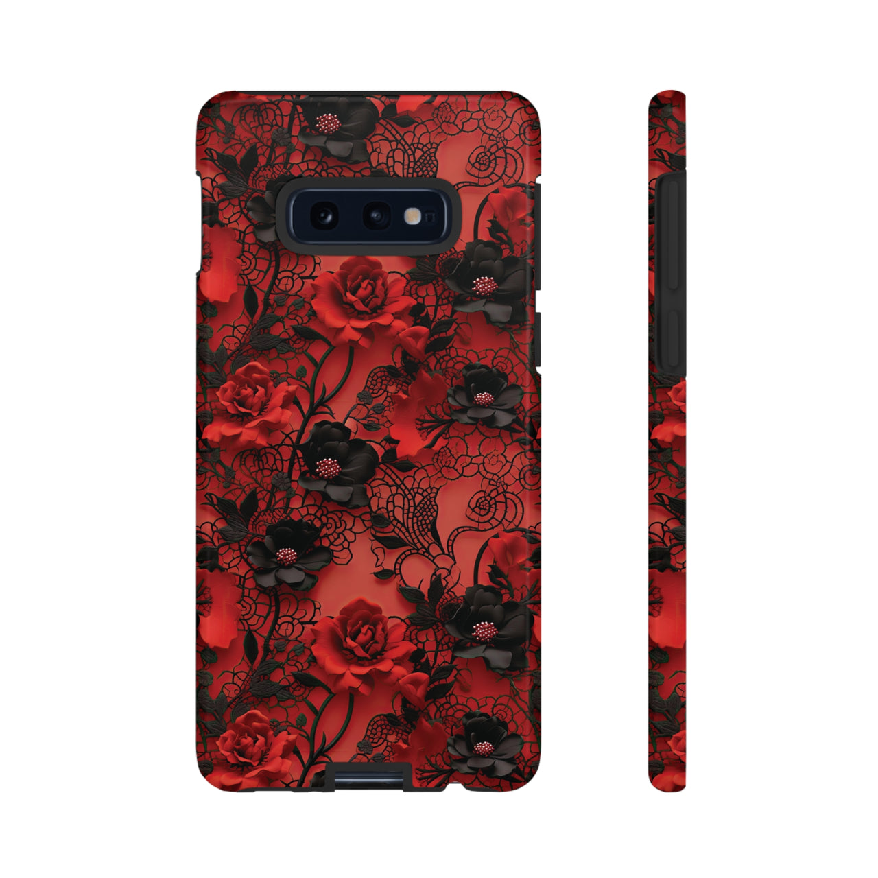 Gothic Rose Tough Cases for Samsung Galaxy S10, Samsung Galaxy S10E, and Samsung Galaxy S10 Plus