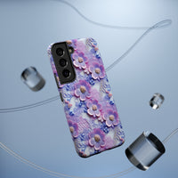 Thumbnail for Pink and Purple Harmony - Impact-Resistant Case for Samsung Galaxy S22, Samsung Galaxy S22 Plus, and Samsung Galaxy S22 Ultra. Supports Wireless Charging.