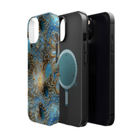 Thumbnail for Gemstones and Gold Lace MagSafe Tough Cases for iPhone 13, iPhone 13 Mini, iPhone 13 Pro, and iPhone 13 Pro Max.