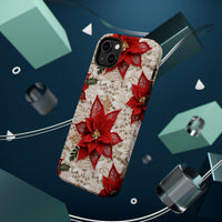 Thumbnail for Christmas Poinsettia MagSafe Tough Cases for iPhone 14, iPhone 14 Pro, iPhone 14 Plus, and iPhone 14 Pro Max