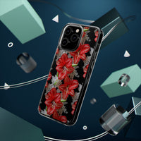 Thumbnail for *Clear Case* Enchanting Amaryllis - iPhone 14, iPhone 14 Pro, iPhone 14 Plus, iPhone 14 Pro Max - Supports Wireless Charging