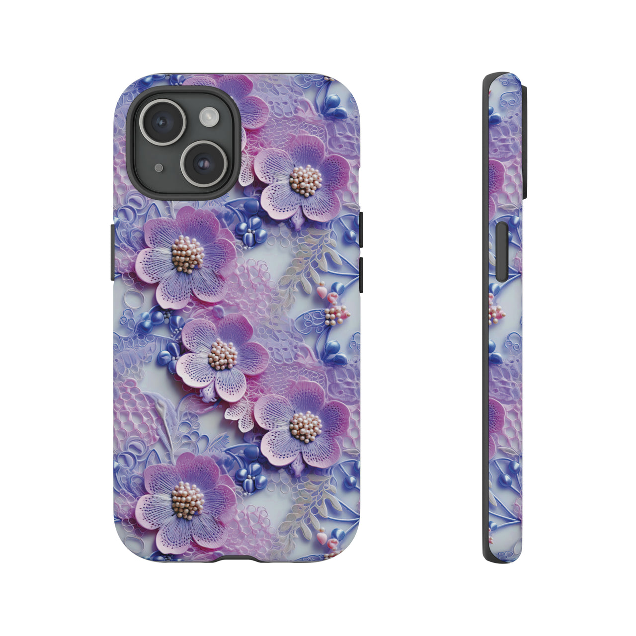 Pink and Purple Harmony - Tough Case for iPhone 15, iPhone 15 Pro, iPhone 15 Plus, and iPhone 15 Pro Max