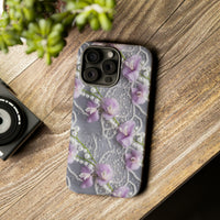 Thumbnail for Purple Sweet Pea Tough Case for iPhone 15, iPhone 15 Pro, iPhone 15 Plus, and iPhone 15 Pro Max