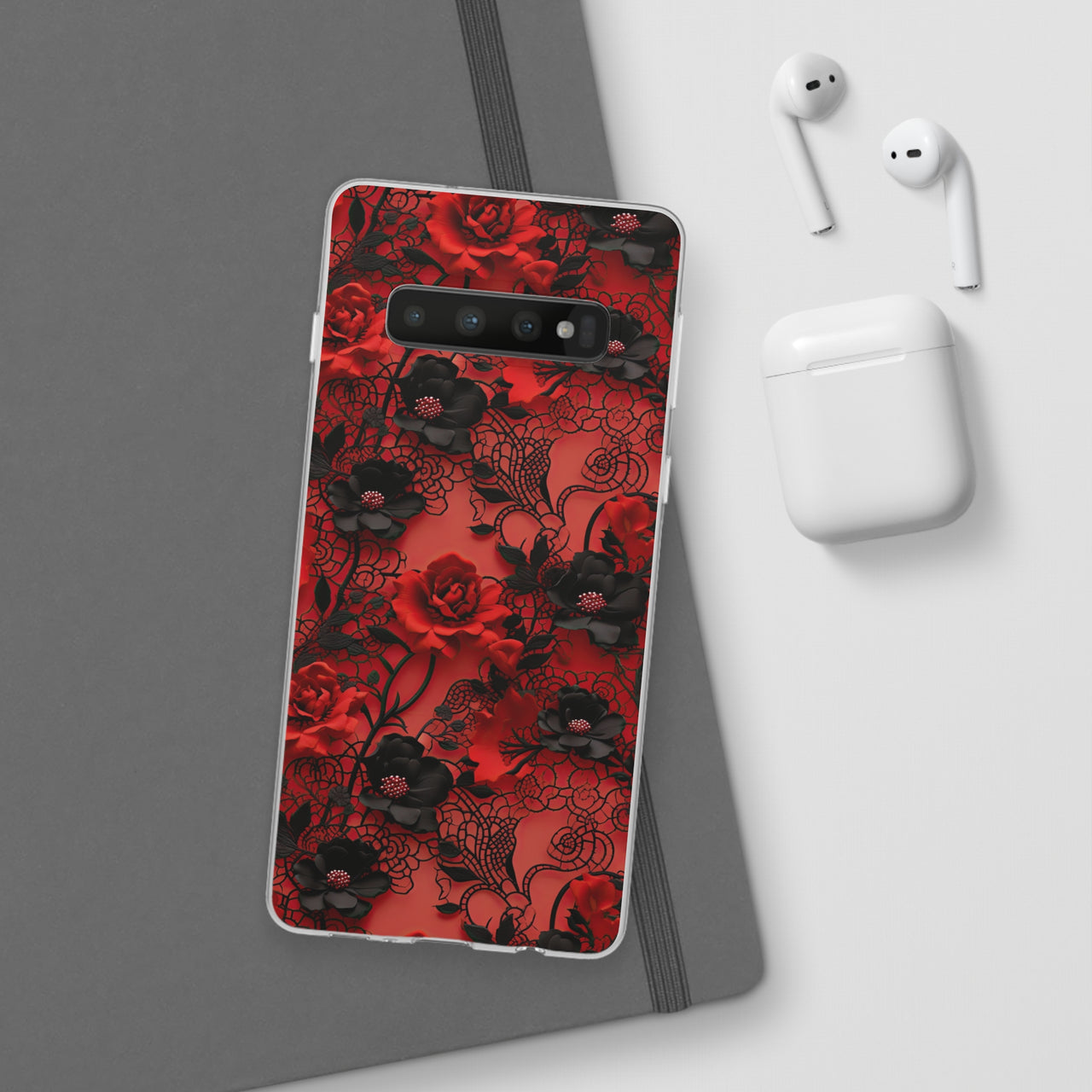 Gothic Rose - Flexi Cases for Samsung Galaxy S10, Samsung Galaxy S10E, & Samsung Galaxy S10 Plus