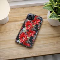 Thumbnail for *Clear Case* Enchanting Amaryllis - iPhone 14, iPhone 14 Pro, iPhone 14 Plus, iPhone 14 Pro Max - Supports Wireless Charging