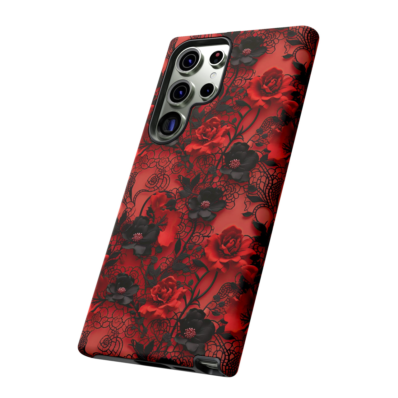 Gothic Rose Tough Cases for Samsung Galaxy S23, Samsung Galaxy S23 Plus, and Samsung Galaxy S23 Ultra