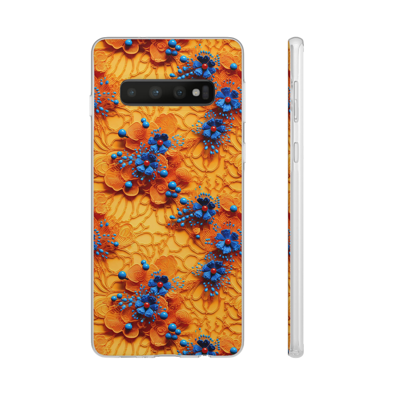 Royal Ryukyu Blossoms - Flexi Cases for Samsung Galaxy S10, Samsung Galaxy S10E, & Samsung Galaxy S10 Plus