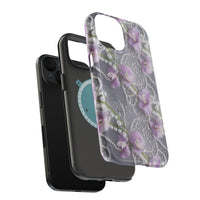 Thumbnail for Purple Sweet Pea - MagSafe Tough Case for iPhone 15, iPhone 15 Pro, iPhone 15 Plus, & iPhone 15 Pro Max