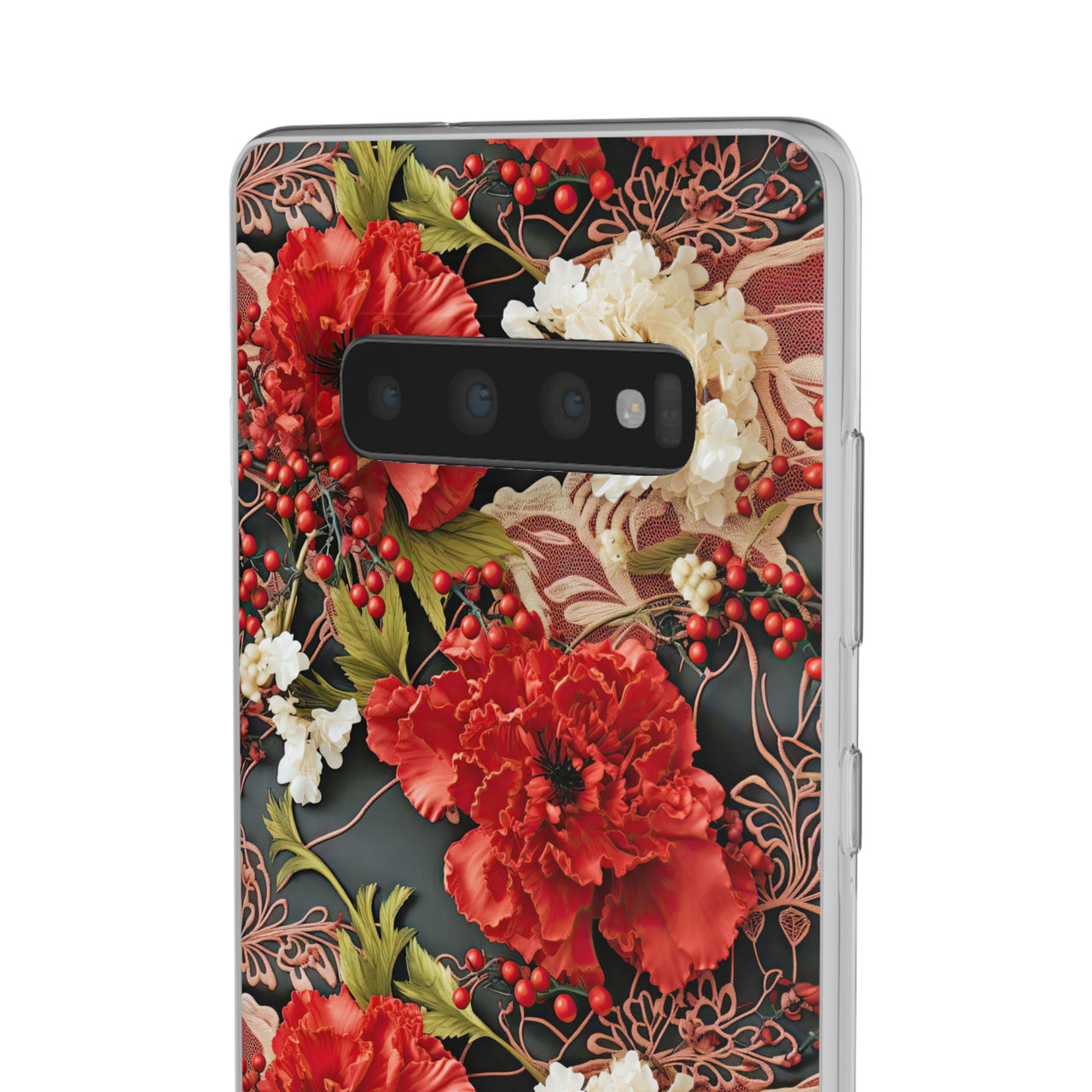 Carnation for January Birthday - Flexi Cases for Samsung Galaxy S23, Samsung Galaxy S23 Plus, and Samsung Galaxy S23 Ultra