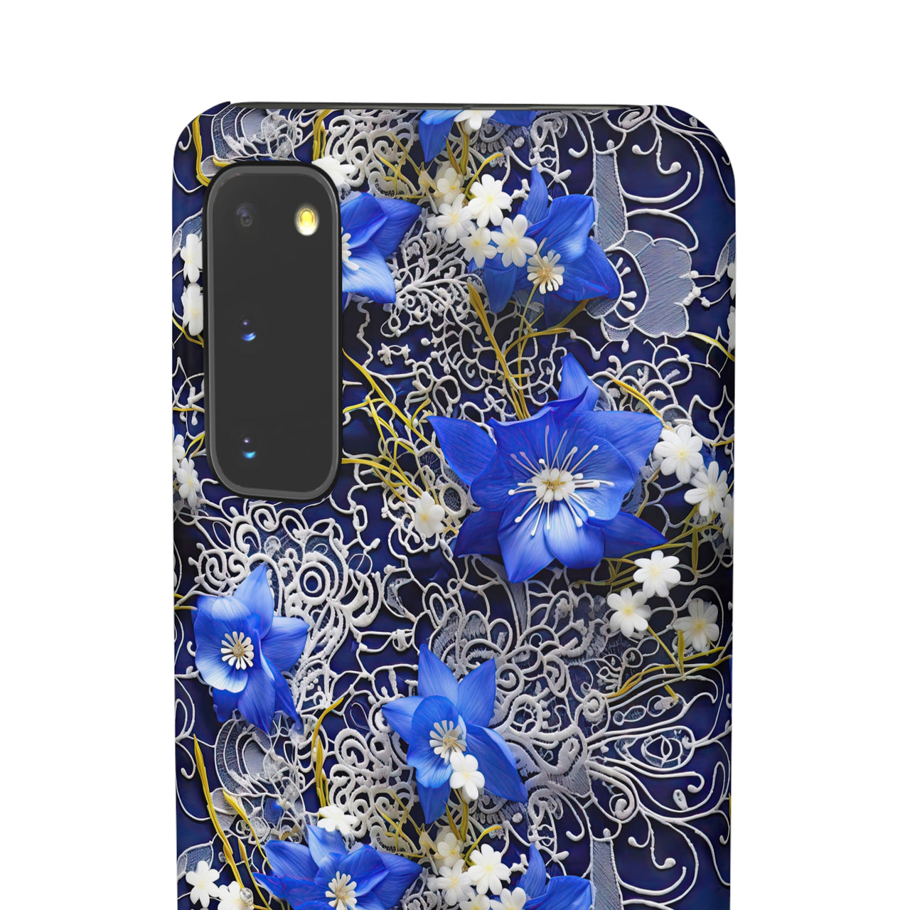 Cerulean Elegance - Snap Case for Samsung Galaxy S20, Samsung Galaxy S20+, Samsung Galaxy S20 Ultra, & Samsung Galaxy S20 FE