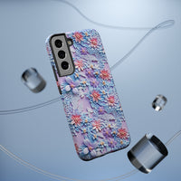 Thumbnail for Cotton Candy Meadow - Impact-Resistant Case for Samsung Galaxy S22, Samsung Galaxy S22 Plus, and Samsung Galaxy S22 Ultra. Supports Wireless Charging.